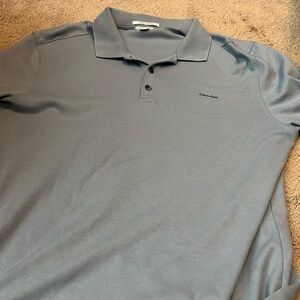 Calvin Klein polo light blue shirt size medium men’s